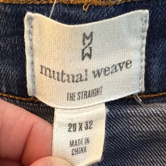 Mutual Weave Denim Straight Leg Jeans 28x32 - Picture 2 of 10
